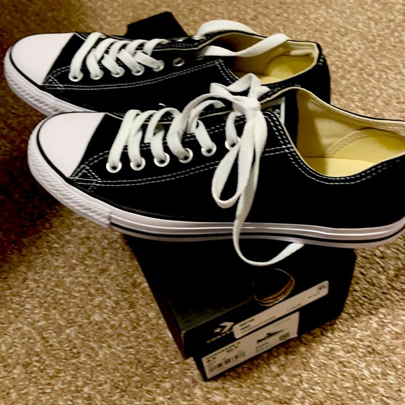 Converse unisex black shoes all star ox